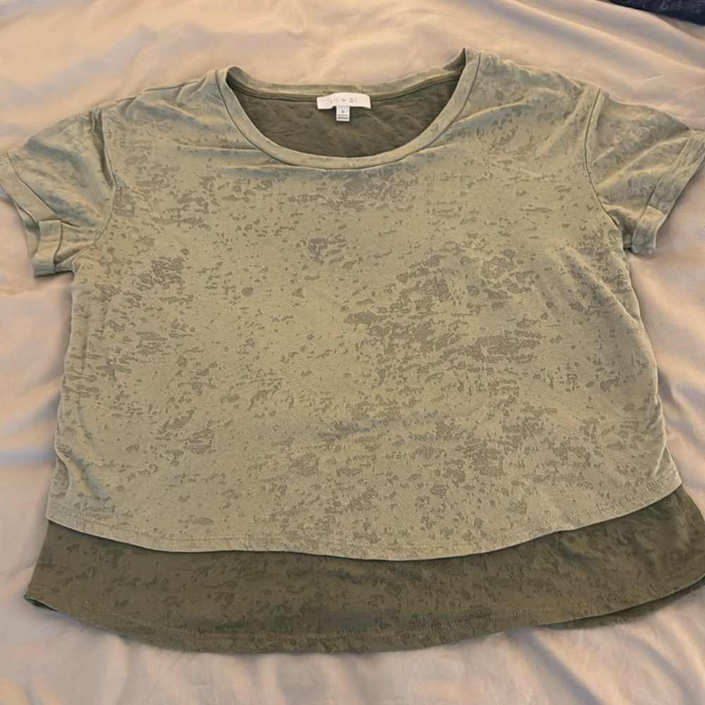 Anthropologie Eri +Ali layered shirt S small